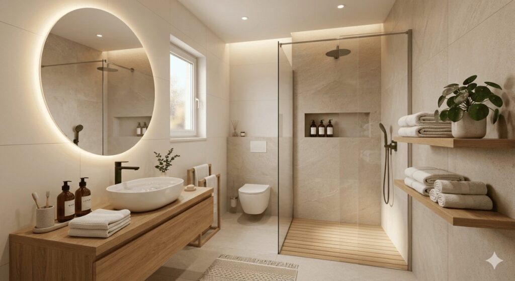 Tren & Inovasi Kamar Mandi Modern Panduan Lengkap Bikin Bathroom Makin Estetik, Canggih, dan Nyaman tanpa Renovasi Ribet